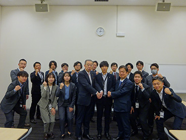 浜野・竹詰議員との懇談(参議院議員会館にて)